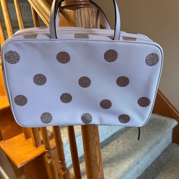 Kate Spade Haven Lane Polka Dot Giana Travel Cosmetic Case - Picture 9 of 16